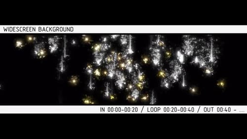 Glitter Falling Shine Particles VJ Widescreen-Hintergrund