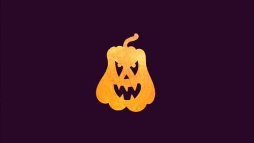 Textured 3D Rotating Halloween Pumpkin Animation