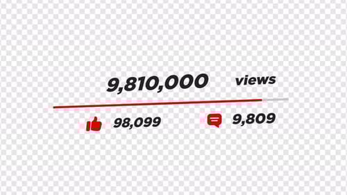 Compteur de vues de vidéos YouTube