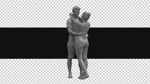 La estatua del amor está en el canal Alpha