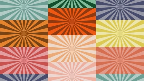 Center Sunburst Background Animation