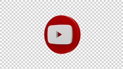 3D YouTube Icon