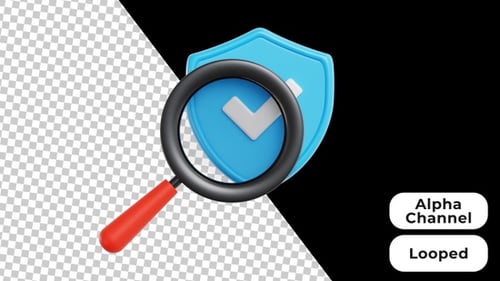 Sicherheit bei der animierten 3D-Suche | Alpha Channel