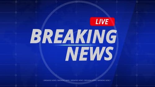 Breaking News Live Broadcast Opener Global Title Animation