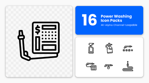 Power Washing Icon Pack