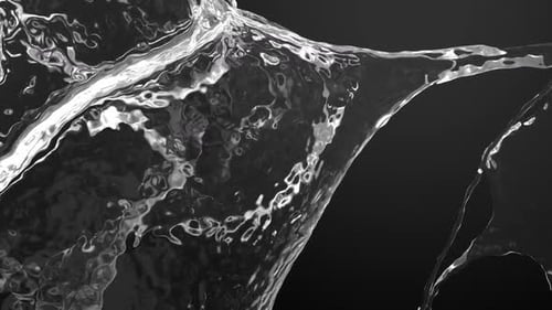 Dynamic Clear Water Splash Reveal Effect