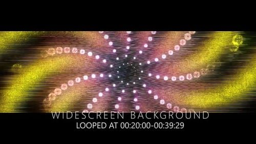 Color Spirall Vj Particles