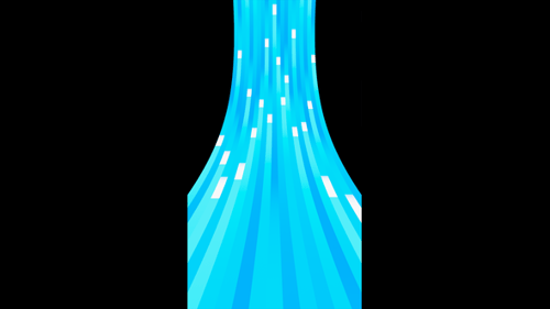 Vídeo vertical, líneas azules y blancas, transmisión de tecnología abstracta