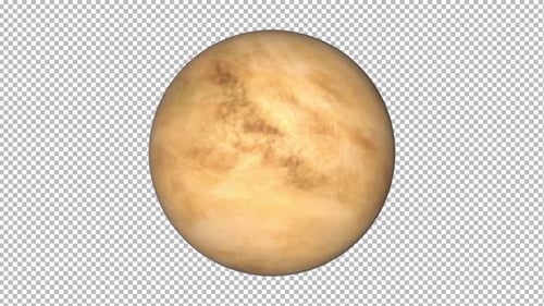 Rotierende Venus — Nahtlose 3D-Schleife