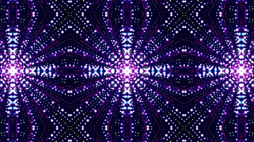 Bunter Kaleida-Hintergrund Seamless Loop V5