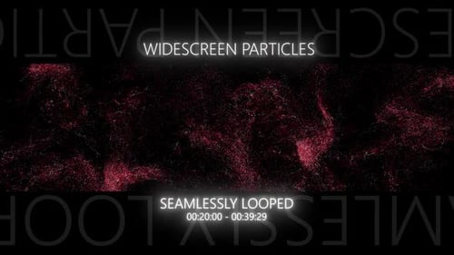 Abstract Red Particle Swirl Loop Background