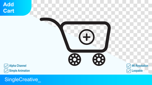 Animated Add to Cart Shopping Icon