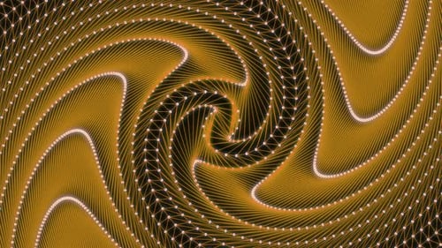 Abstract Swirling Plexus Grid Rotation Animation