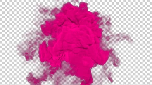 Volumetric Pink Smoke Boom
