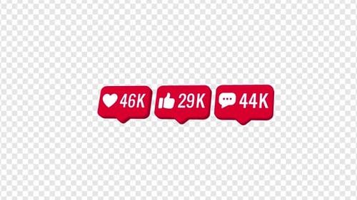 Instagram Like Love Social Media Counter Alpha