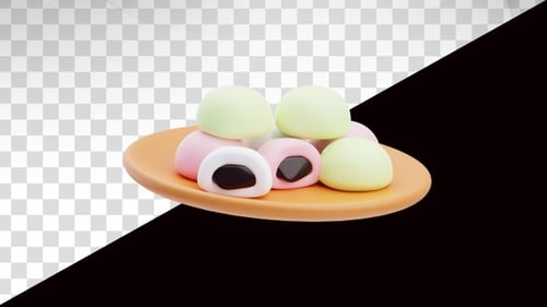 3D Animation of Mochi