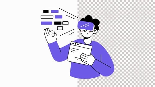 Vr Coding Animation Alpha Channel