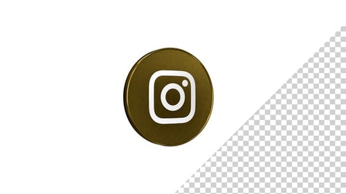 Instagram 3D-Kreissymbol