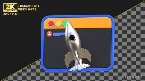 Landing Page Launch Animation