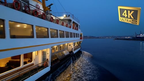 Passenger ship in the Bosphorus