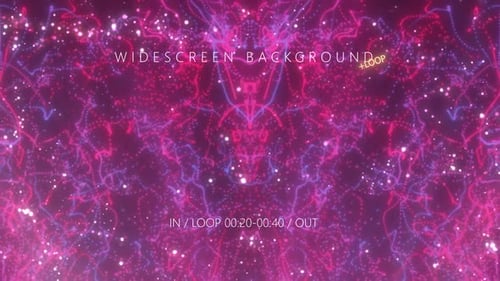 Holiday Particles - Widescreen Background