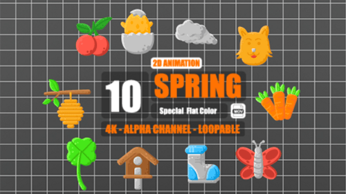 Pack de couleurs plates spécial printemps 1