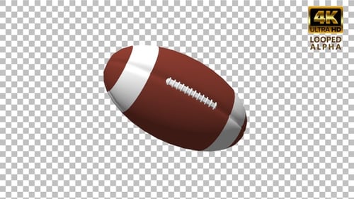 Balón de fútbol americano 4K