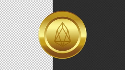 3D-Rotation der EOS-Kryptowährung