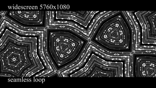 Widescreen Shining Geometric Pattern