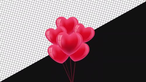 Valentines Hearts New | Alpha Channel