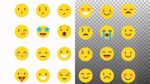 Cute Emoticon Looping Animation