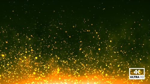 Green Particles Background Loop