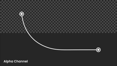 Curved Callout Line Toward The Bottom Right
