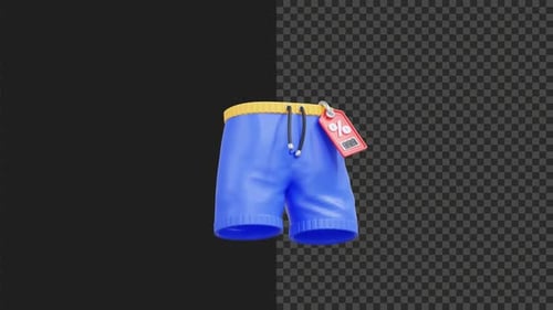3D Short Promo Animation Transparent Background