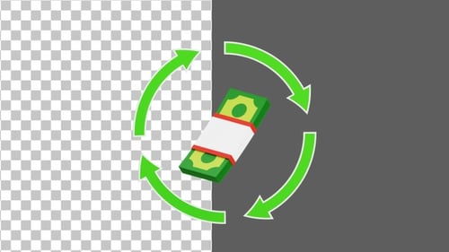 3D Personal Cash Flow | Alpha Channel