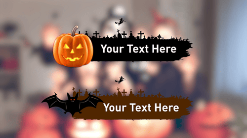 Halloween Lower Third Pack Alpha