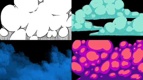 Animated Abstract Smoke and Fluid Transition Reveals
