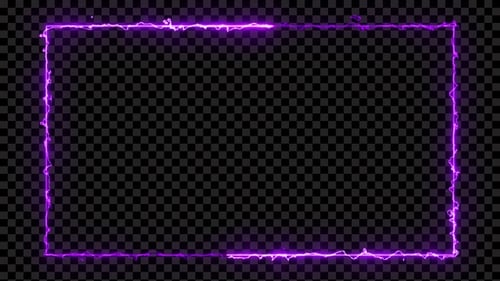 Electric Energy Neonrahmen Loop Violett V12
