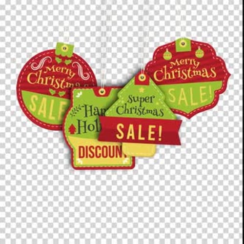Christmas Sale Instagram Post Transparent