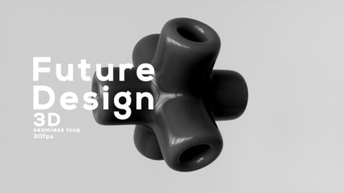 Black And White Glass Shape Background