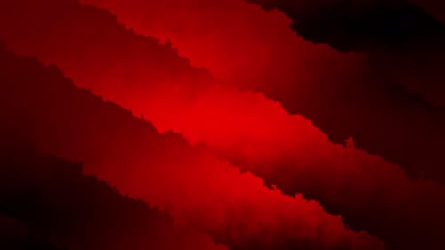 Red Abstract Background With Curved Lines