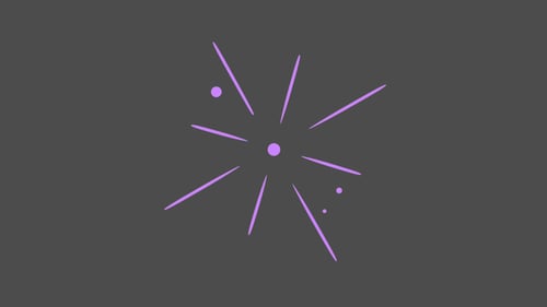 Purple Light Burst