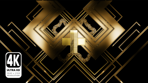 Art Deco étnico abstrato 05 4K