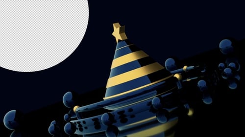 Abstract Transparent Background Loop