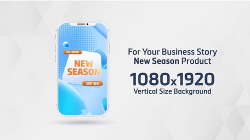 Animated Vertical New Season Sale Ad