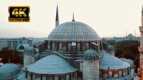 Mosque Dom and Minarets