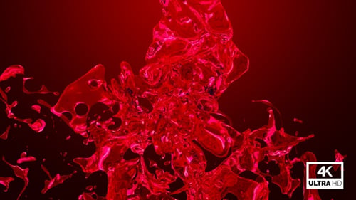 Red Water Jet Stream Splash V5