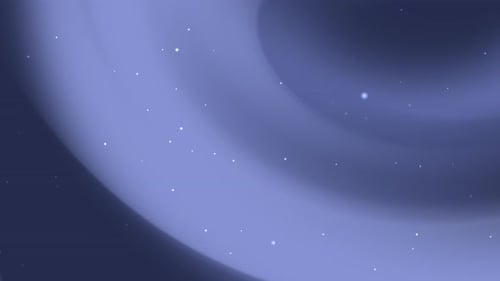 Smooth Fluid Abstract Waves Background Animation with Floating Particles