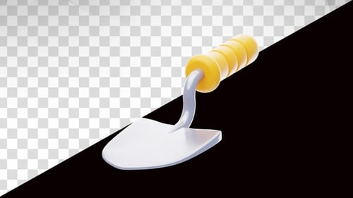 Animación 3D de Garden Shovel