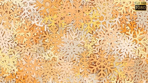 Gold Snowflake Transition